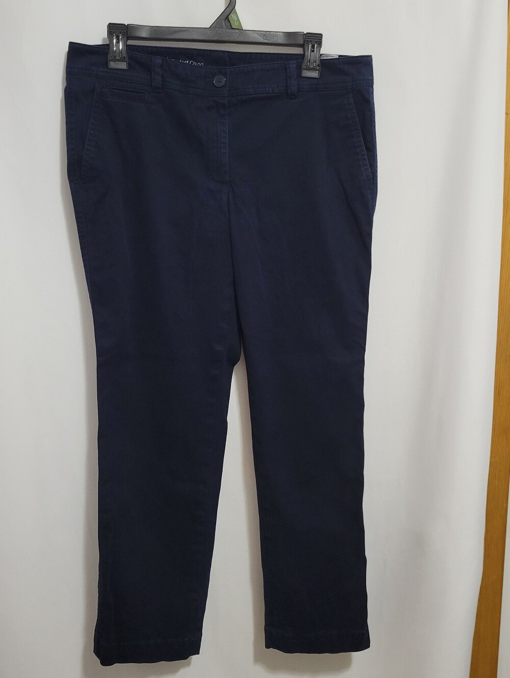 Talbots Perfect Chino Black Pants, Size 10P